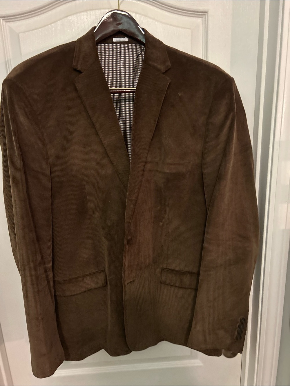 Saddlebred Brown Corduroy Sport Coat - Classic Notch Lapel Blazer